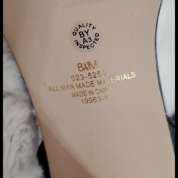 MIXIT Black open toe heels multicolor rhinestones 8.5M - Picture 4 of 8